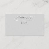 Raffle Tickets van Navy Blue en Roze Vrijgezellenf Informatiekaartje (Achterkant)