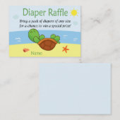 Raffle Tickets voor schildpad (Voorkant / Achterkant)