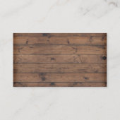 Raffle, witte Waterverf Visitekaartje (Achterkant)