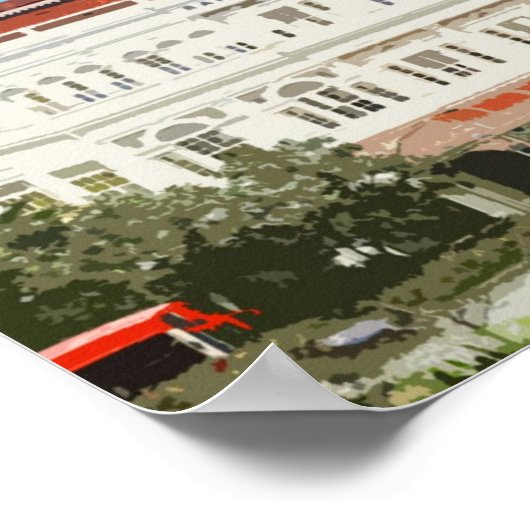 Raffles Hotel Landmark Poster (Hoek)