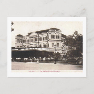 Raffles Hotel, Singapore 1918  Briefkaart