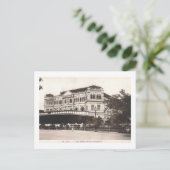 Raffles Hotel, Singapore 1918 Vintage Briefkaart (Staand voorkant)