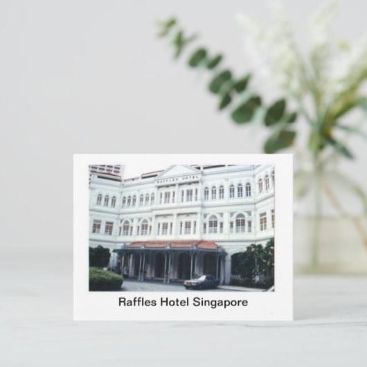 Raffles Hotel Singapore Briefkaart (Staand voorkant)