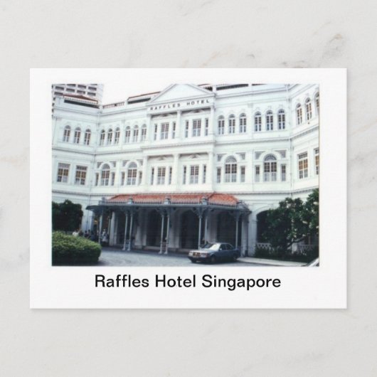 Raffles Hotel Singapore Briefkaart (Voorkant)