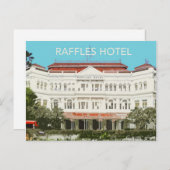 Raffles Hotel Singapore Briefkaart (Voorkant / Achterkant)