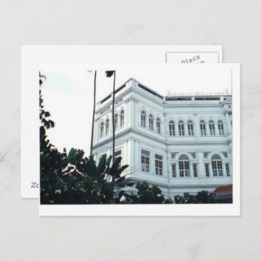 Raffles Hotel Singapore Briefkaart (Voorkant / Achterkant)