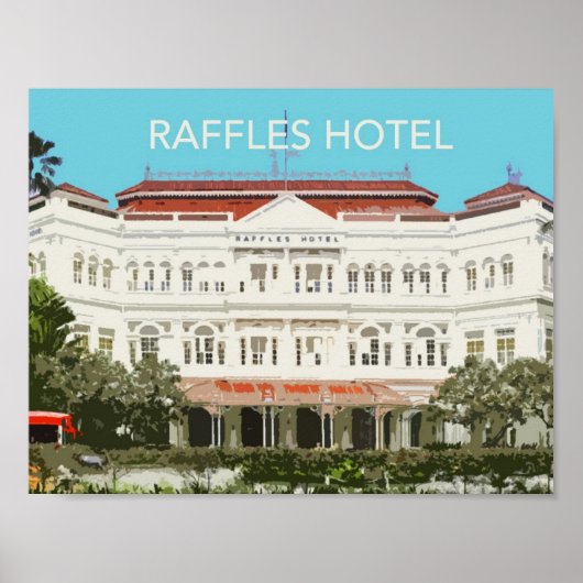 Raffles Hotel Singapore Poster (Voorkant)