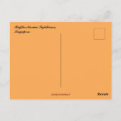 Raffles Marina Lighthouse in Singapore Briefkaart (Achterkant)