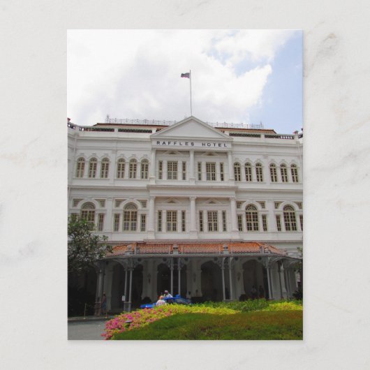 Raffles Singapore Hotel Briefkaart (Voorkant)