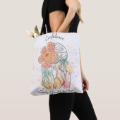 Rafflesia art line aquarel illustratie Tas (Dichtbij)