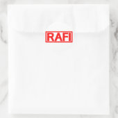 Rafi Stamp Ronde Sticker (Tas)