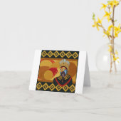 Rafiki - De grote tovenaar Kaart (Gele Bloem)