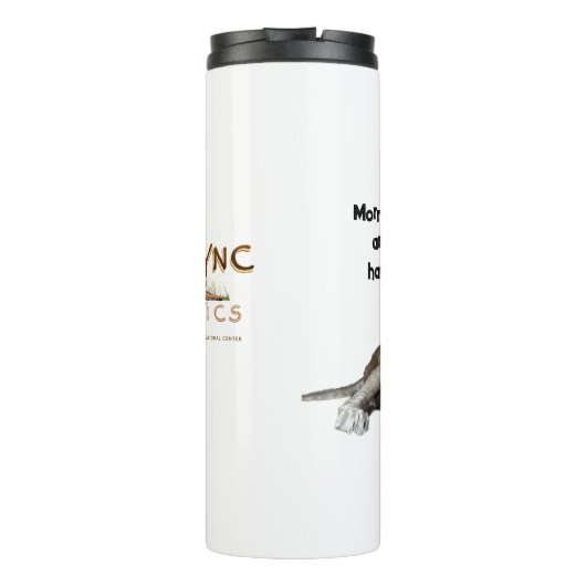 Rafiki's zware ochtend thermosbeker (Achterkant)