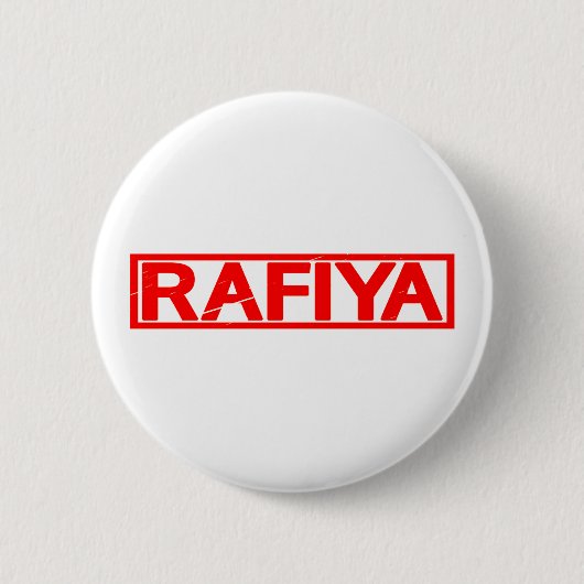 Rafiya Stamp Ronde Button 5,7 Cm (Voorkant)