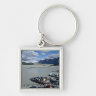 Raften op de Alsek-rivier stroomafwaarts Sleutelhanger
