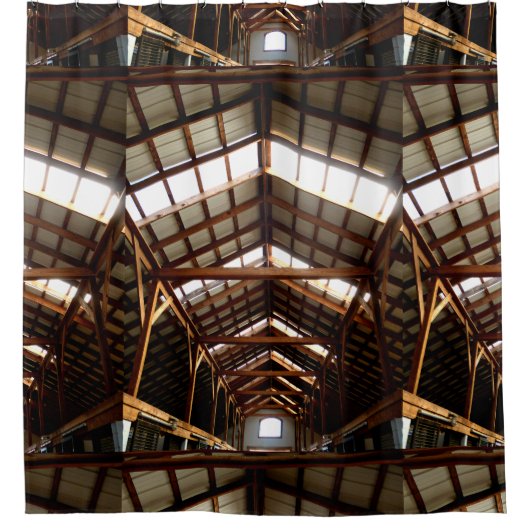 Rafters Douchegordijn (Voorkant)