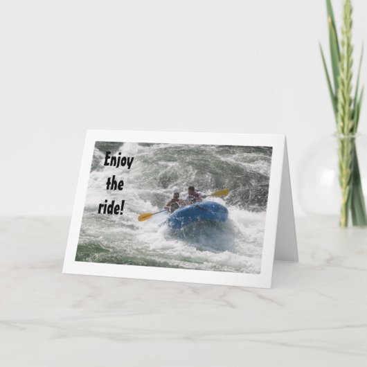 RAFTERS ZEGGEN "GENIET VAN DE RIT" EN JE VERJAARDA KAART (Voorkant)