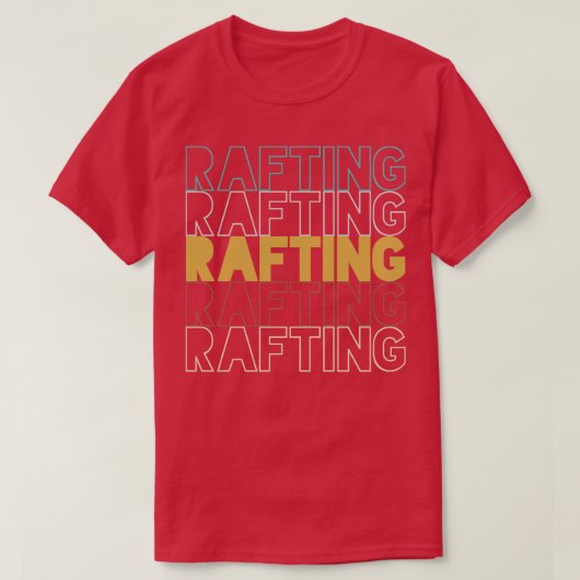 Rafting (2) t-shirt (Design voorkant)