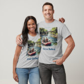 Rafting Avontuur op het Witte Water Rivier Mannen' T-shirt (Unisex)