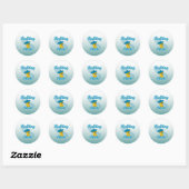 Rafting Chick #3 Ronde Sticker (Vel)