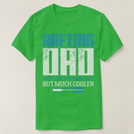 Rafting Dad Whitewater Rafter Raft T-shirt (Design voorkant)