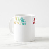 Rafting Evolution - Rivier Wildwatervaren Grappig Koffiemok (Voorkant links)