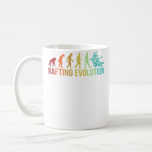Rafting Evolution - Rivier Wildwatervaren Grappig Koffiemok (Links)