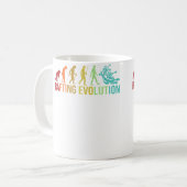 Rafting Evolution - Rivier Wildwatervaren Grappig Koffiemok (Voorkant links)