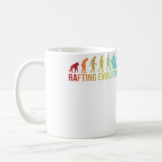 Rafting Evolution - Rivier Wildwatervaren Grappig Koffiemok (Links)