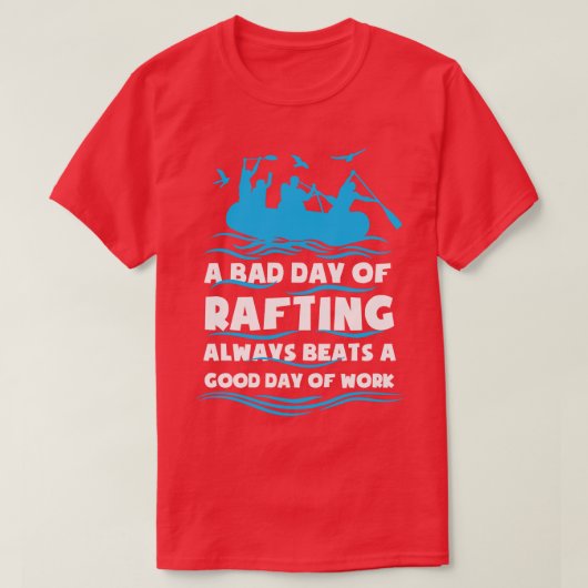 Rafting Funny T-shirt (Design voorkant)