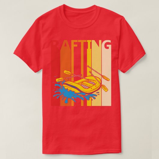  Rafting Gift uit de jaren tachtig T-shirt (Design voorkant)