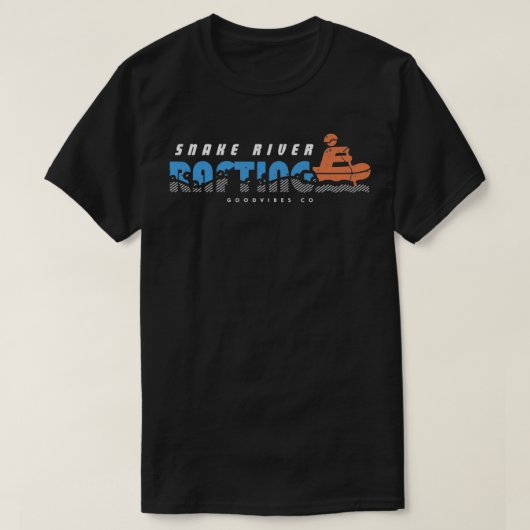Rafting in de Snake T-shirt (Design voorkant)