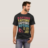  Rafting is mijn jam-vun watersportboot T-shirt (Voorkant volledig)