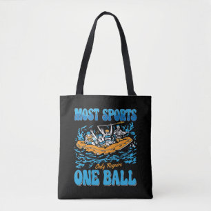 Rafting Meeste Sport Kajak Paddling Kano Paddle Tote Bag