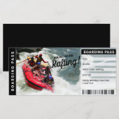 Rafting Rivier Trip Cadeaubon Instapass (Voorkant / Achterkant)