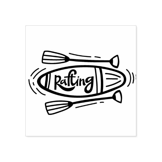 Rafting Rubberstempel (Afrduk)