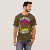 Rafting Suvivor Funny Rafting Lover T-shirt (Voorkant volledig)