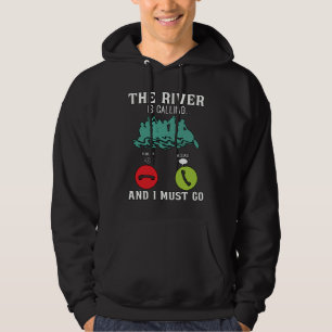 Rafting The River staat voor Paddling Canoe Paddle Hoodie