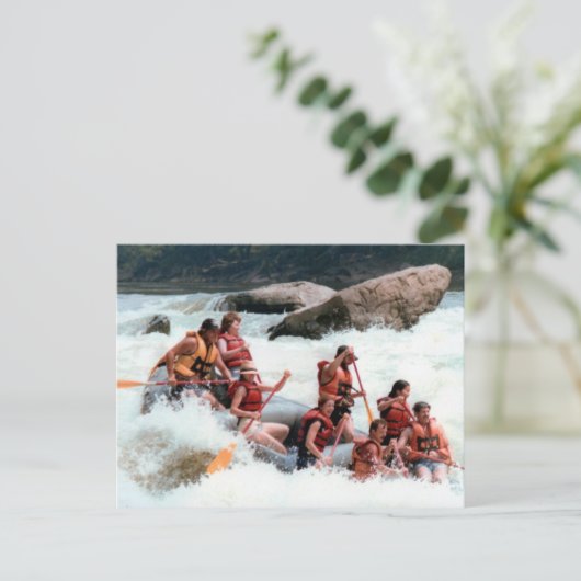 Rafting the Youghiogheny Briefkaart (Staand voorkant)
