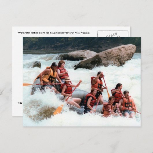 Rafting the Youghiogheny Briefkaart (Voorkant / Achterkant)