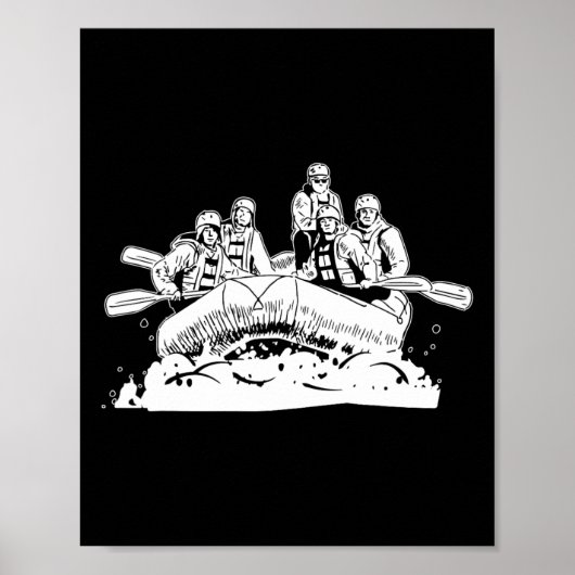 Rafting - varen met White Water Rafter Poster (Voorkant)