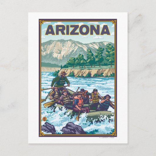 RaftingArizona Briefkaart (Voorkant)