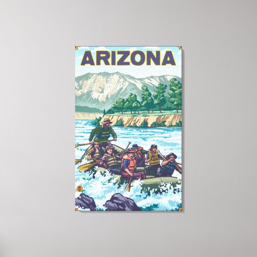 RaftingArizona Canvas Afdruk (Voorkant)