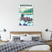 RaftingArizona Canvas Afdruk (Insitu (Slaapkamer))