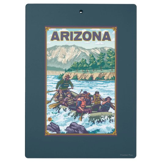 RaftingArizona Klembord (Achterkant)