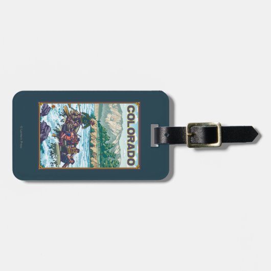 RaftingColorado Bagagelabel (Voorkant horizontaal)