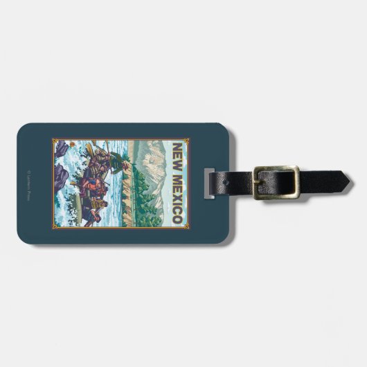 RaftingNew Mexico Bagagelabel (Voorkant horizontaal)