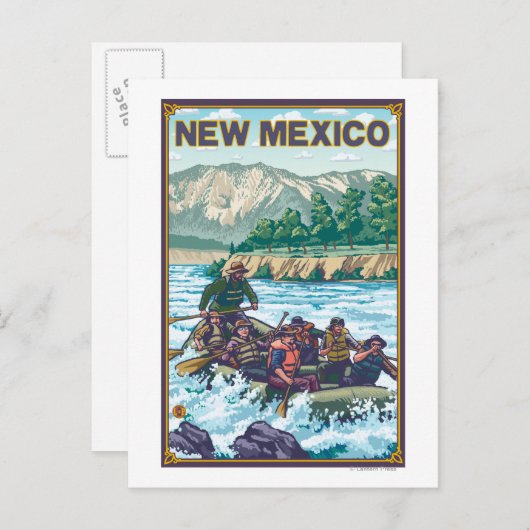 RaftingNew Mexico Briefkaart (Voorkant / Achterkant)