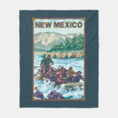RaftingNew Mexico Fleece Deken (Voorkant)