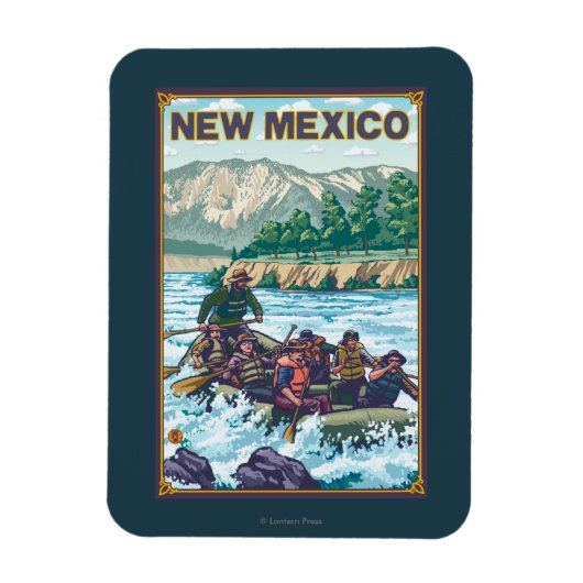 RaftingNew Mexico Magneet (Verticaal)